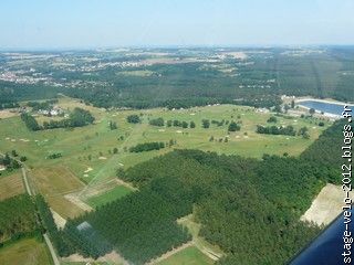 Le golf vue aérienne