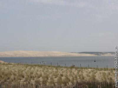 La dune du Pyla vue du cap ferret